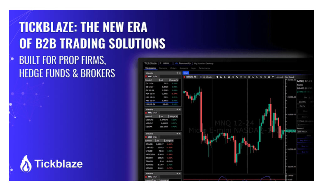 Tickblaze Debuts a New Era of B2B Trading Solutions for Prop Firms, Hedge Funds, and Brokers