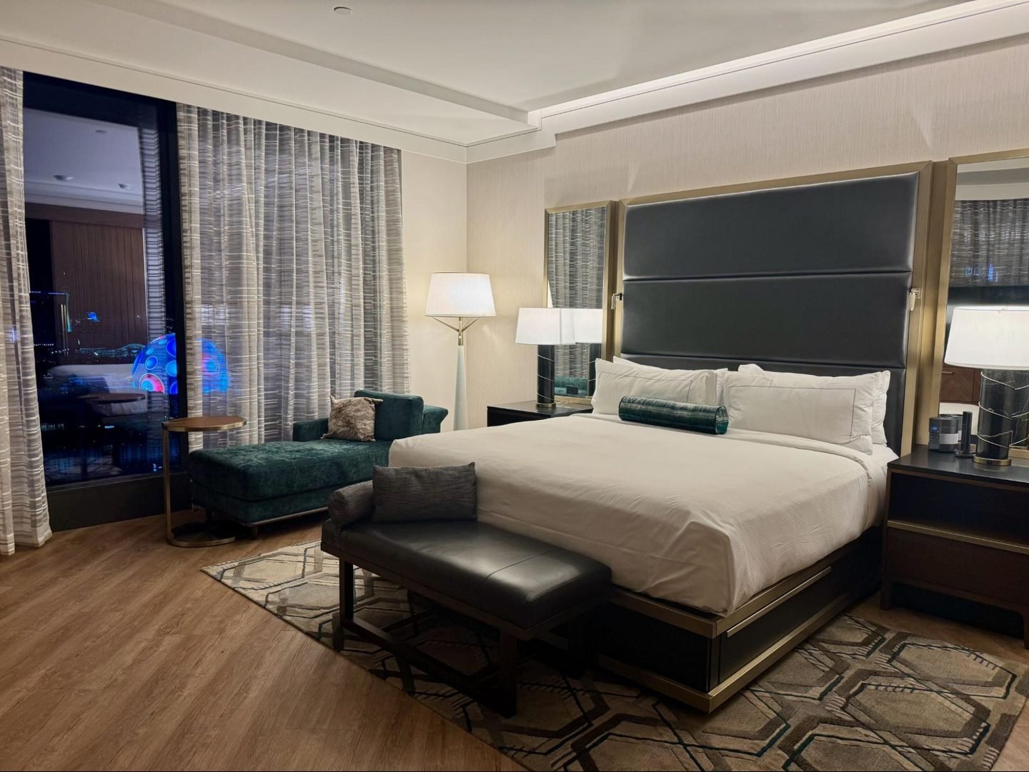 Hilton Club Elara Las Vegas king bedroom