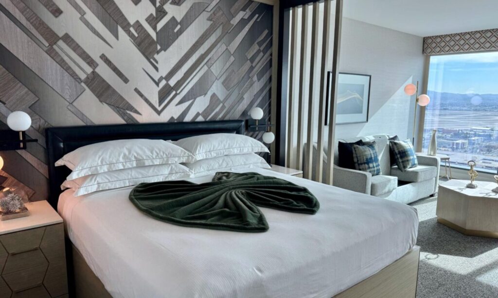 Elara Las Vegas HGV Hilton Grand Vacations queen bed