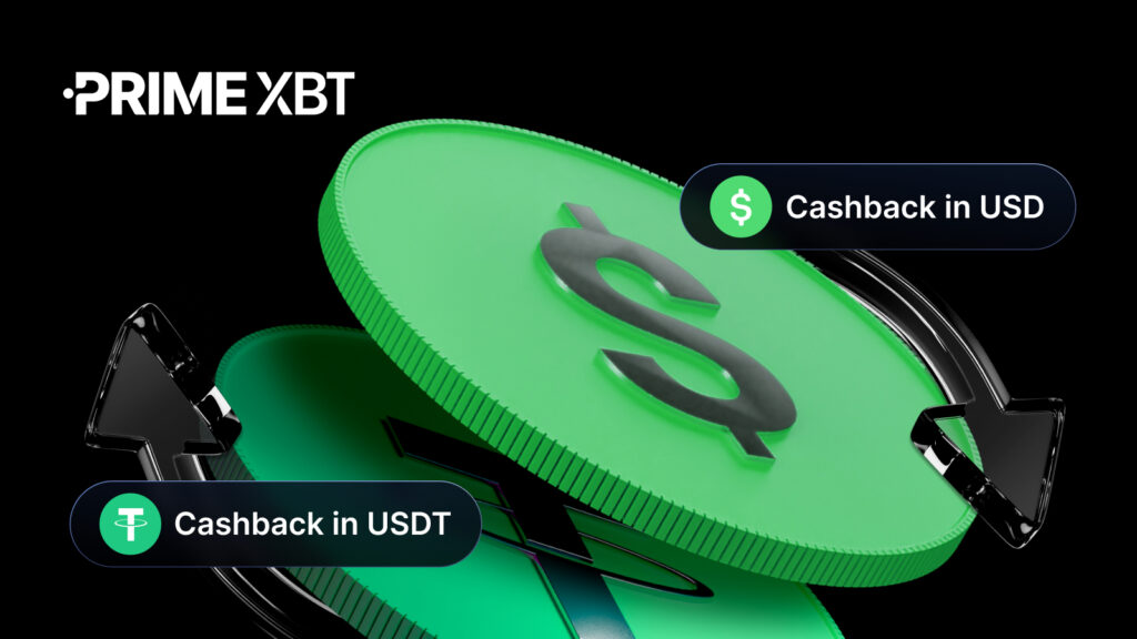 PrimeXBT Introduces Cashback as a New Way to Redeem Rewards