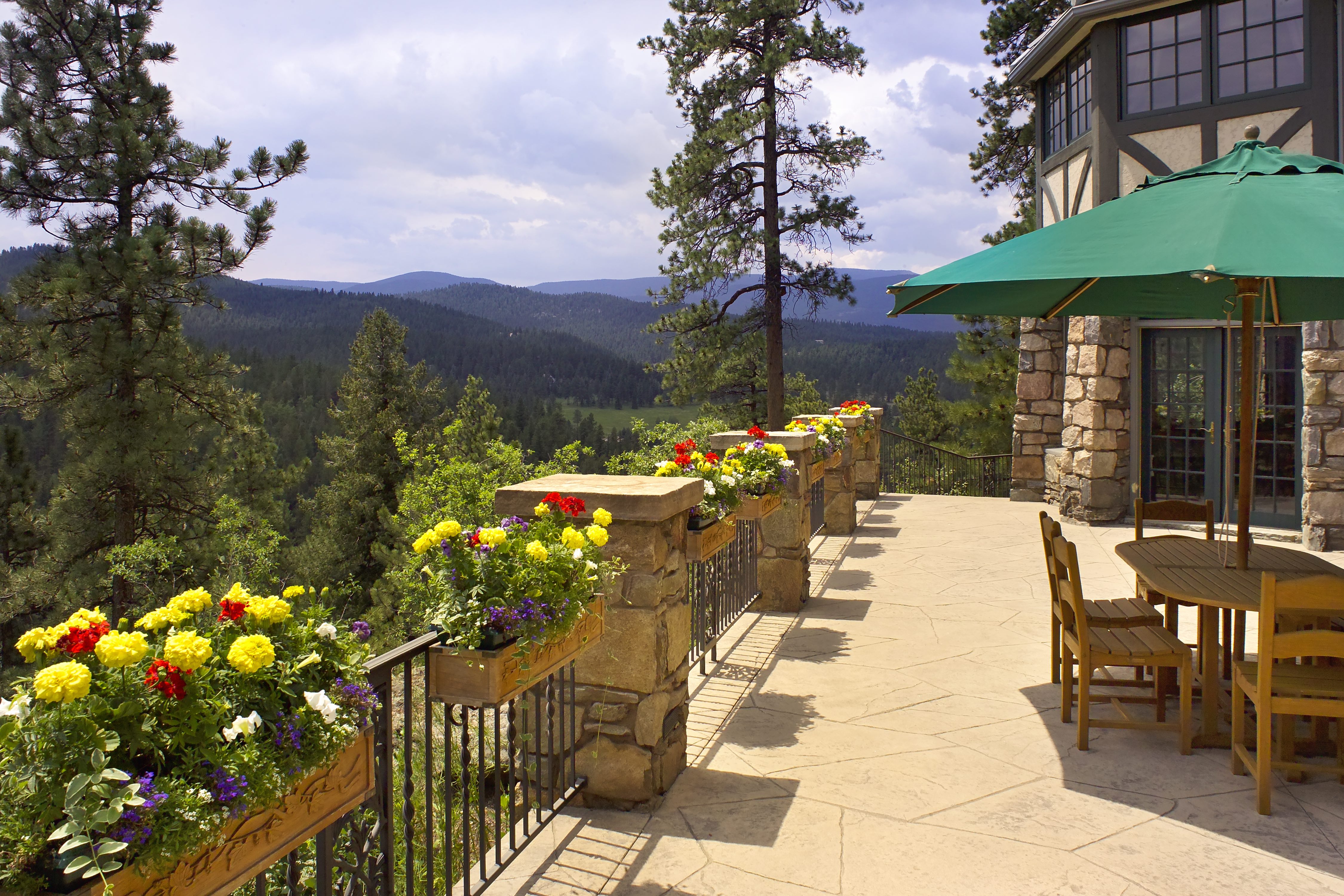 Exterior of luxury home, Colorado
