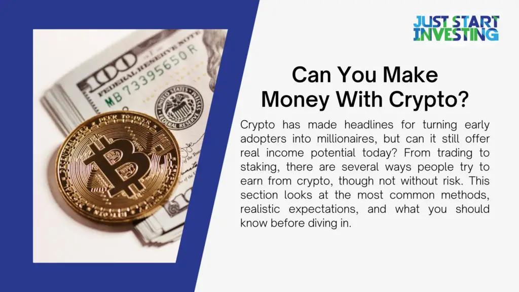 Is Crypto the Future of Money and Finance? 3 can you make money with crypto