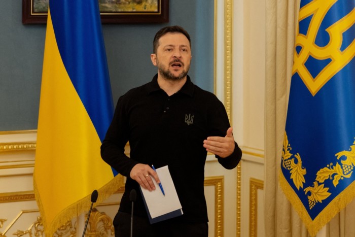 Ukraine’s President Volodymyr Zelensky