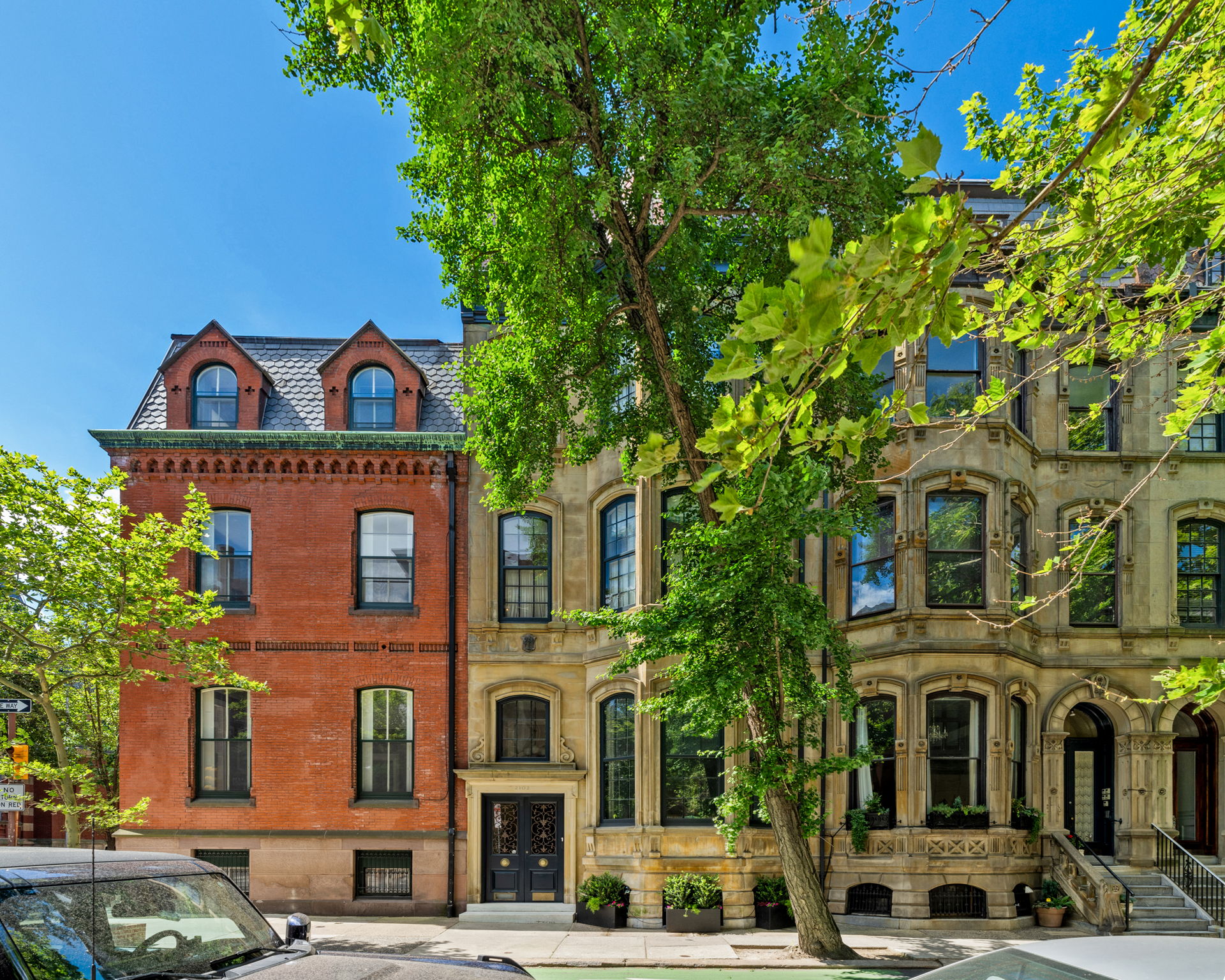 A townhouse for sale in Philadelphia.