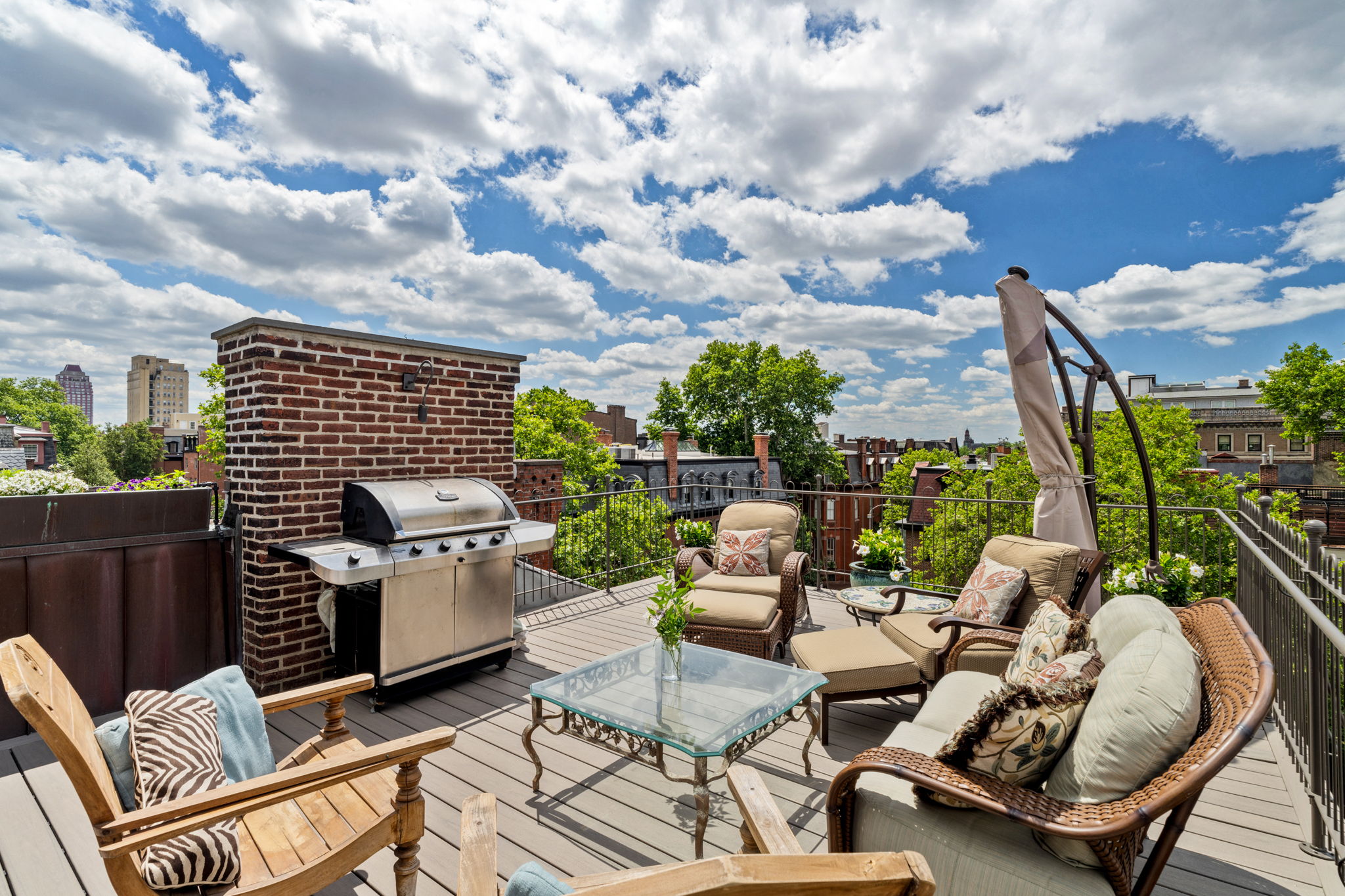 A townhouse for sale in Philadelphia.