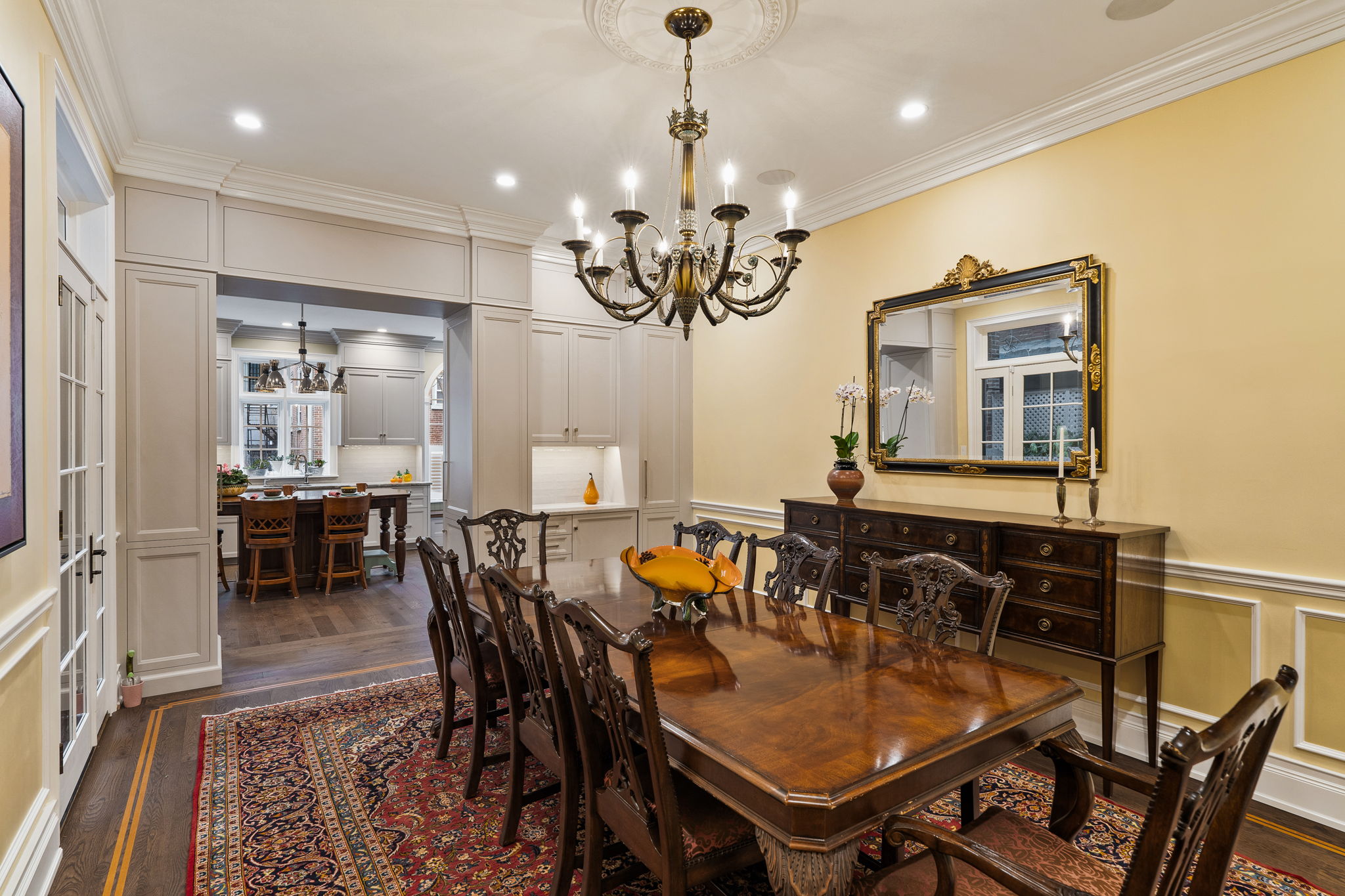 A home for sale on Delancey Place in Philadelphia.