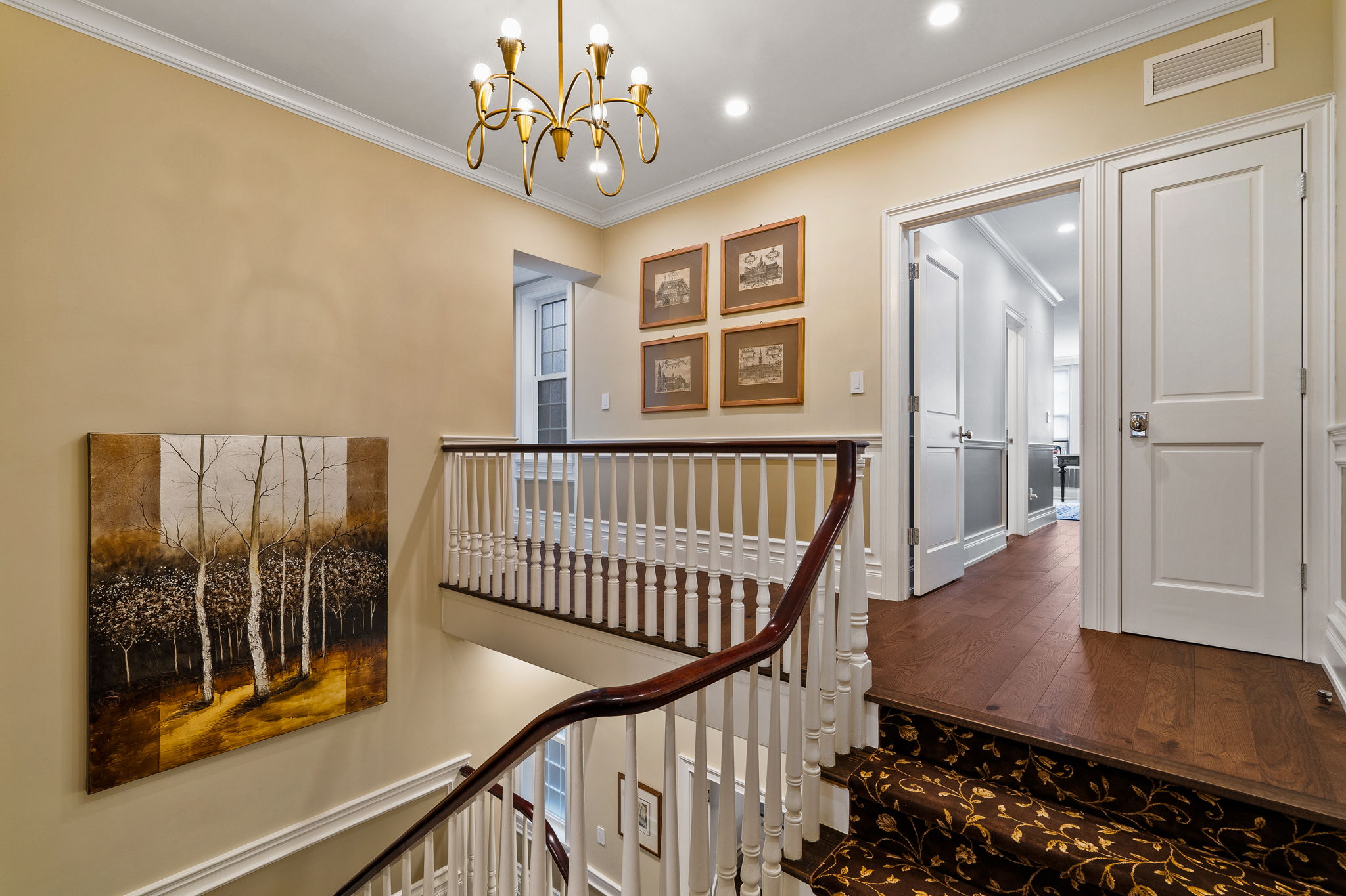 A home for sale on Delancey Place in Philadelphia.