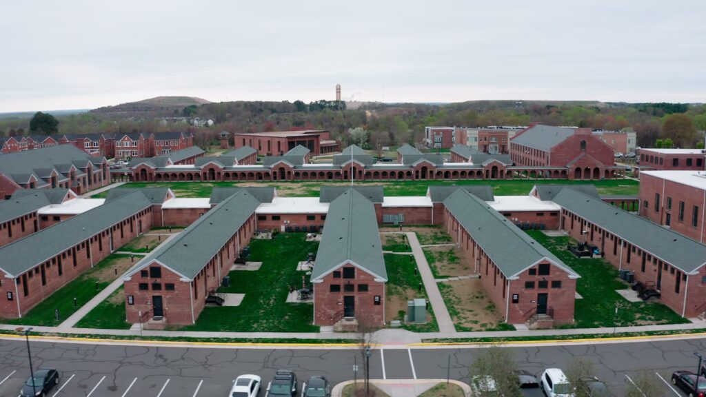An old prison turned apartment building