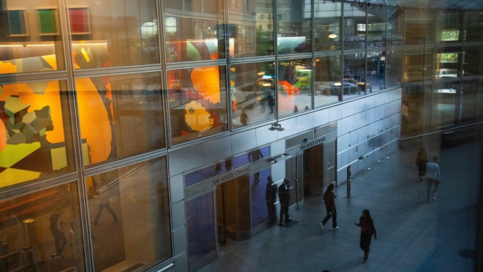 Goldman Sachs’ headquarters in New York.