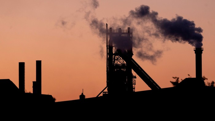 The British Steel Scunthorpe site