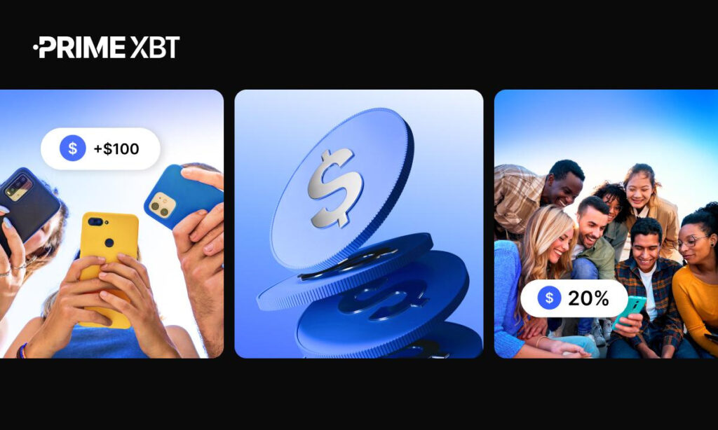 PrimeXBT Introduces a New Way to Invite Friends with $100 Gifts