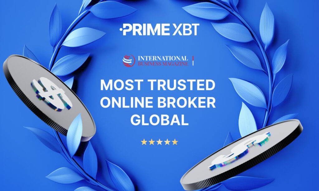 PrimeXBT Named Most Trusted Online Broker by International Business Magazine