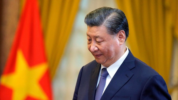 China’s President Xi Jinping in Hanoi in December 2023
