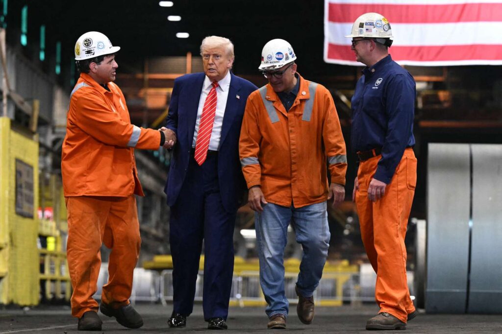 Trump Says He Will Double Steel Tariffs