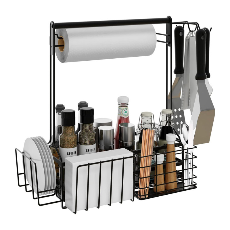 Amazon is selling a $37 barbecue caddy for $18, and shoppers say it's 'sturdy' and 'convenient'