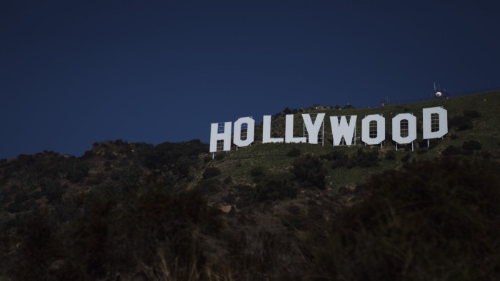 The Hollywood sign in Los Angeles, California