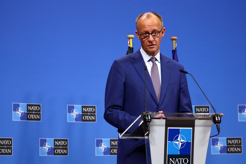 Germany's Merz does not rule out EU defence borrowing