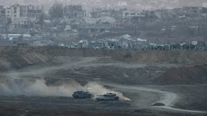 Israeli tanks in Gaza