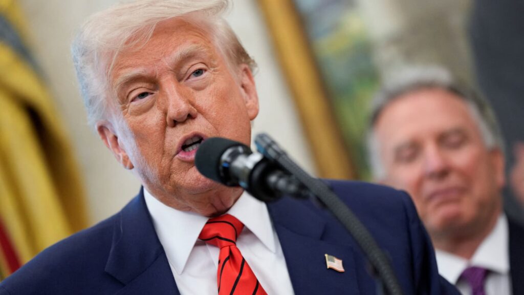 Trump backs tax hike on rich, says GOP maybe shouldn't