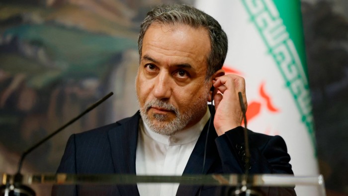 Iranian foreign minister Abbas Araghchi