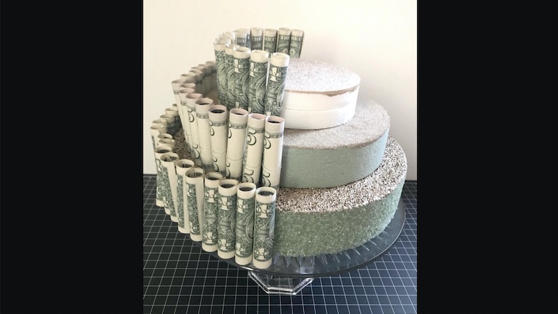 money cake
