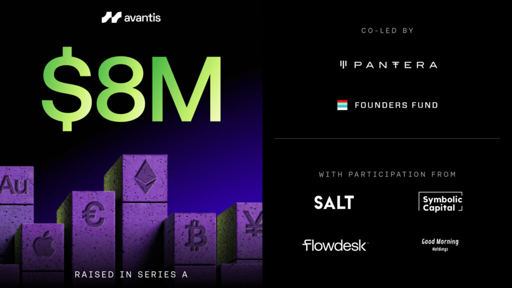 Avantis Raises $8M in Series A Funding to Build DeFi's Universal Leverage Layer for Real World Assets & Markets.