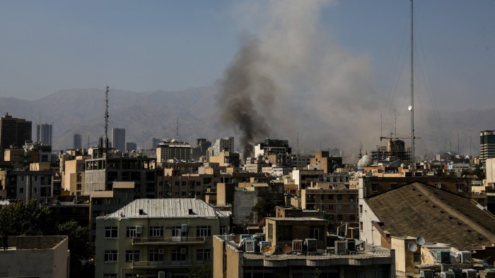 Israeli air force attacks Iranian missile sites