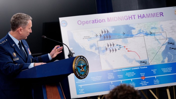 Trump taunts Iran with prospect of ‘regime change’ after strike on nuclear sites