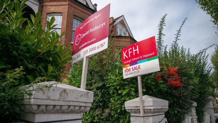 For Sale signs in Muswell Hill, London