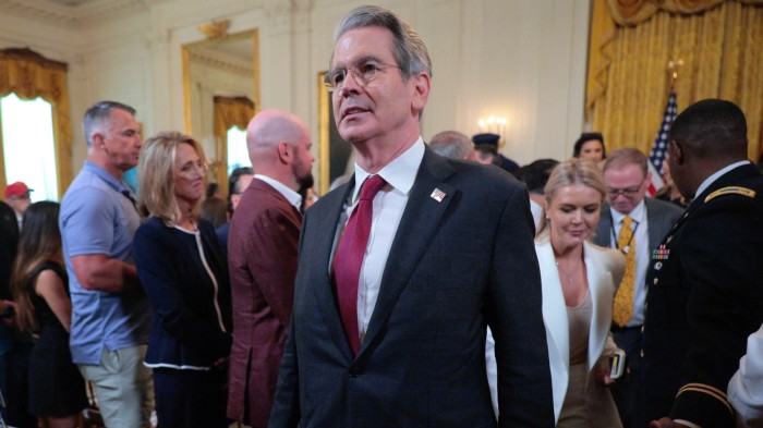 US Treasury secretary Scott Bessent