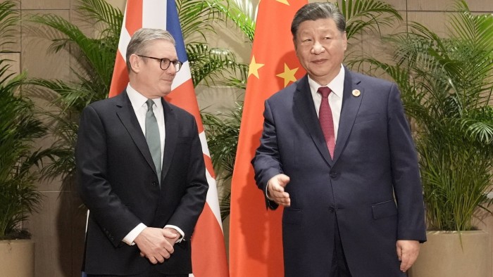 Keir Starmer and Xi Jinping