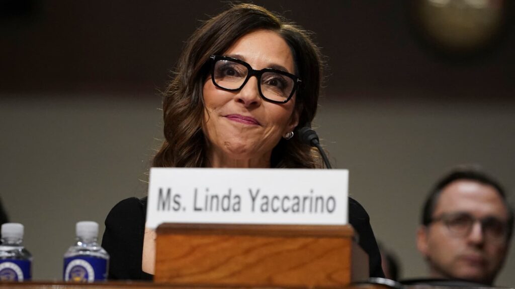 Linda Yaccarino briefly loses verified X checkmark after CEO departure