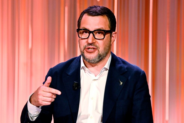 Italian deputy prime minister Matteo Salvini