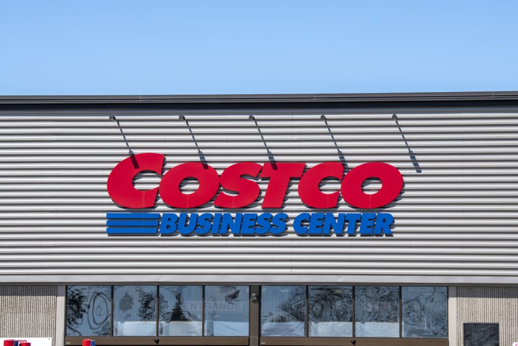 The exterior of a Costco Business Center.