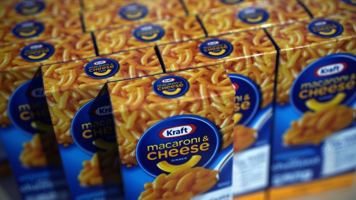 Boxes of Kraft Macaroni & Cheese