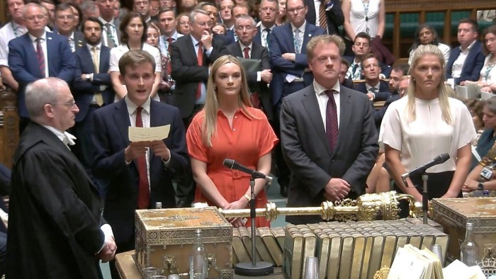 MPs in the House of Commons