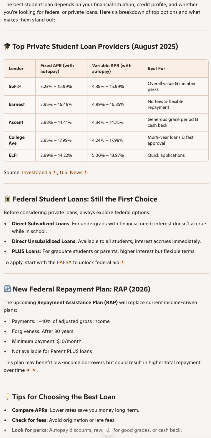 Copilot Answer | Screenshot by The College Investor