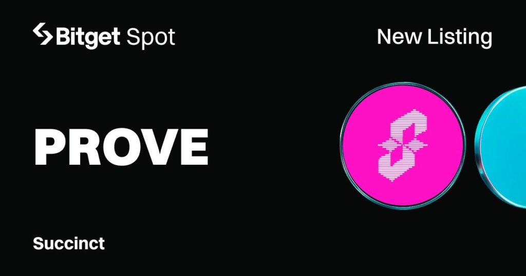 Bitget Lists Succinct (PROVE) for Spot Trading