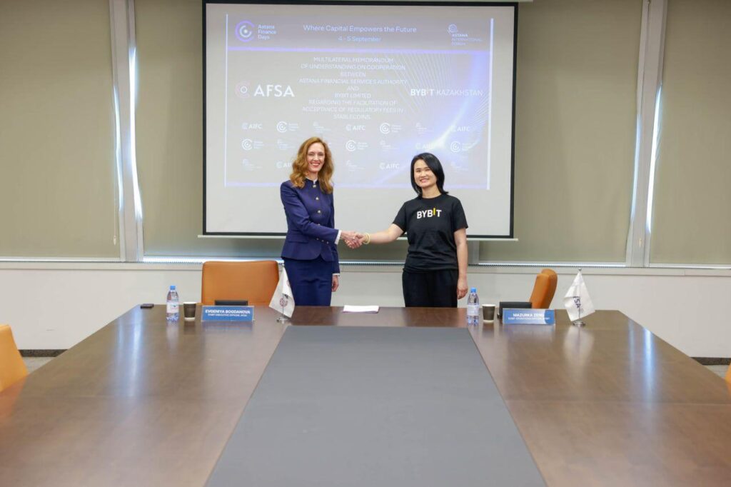 Bybit Kazakhstan and AFSA Pioneer Stablecoin Payments for AIFC Regulatory Fees