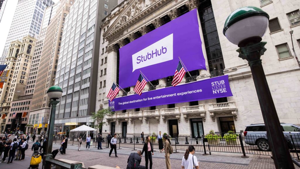 StubHub's stock plunges in third day on NYSE as post-IPO slump deepens