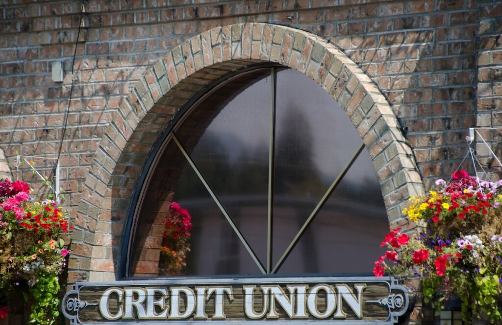 Window of a credit union | Source: The College Investor