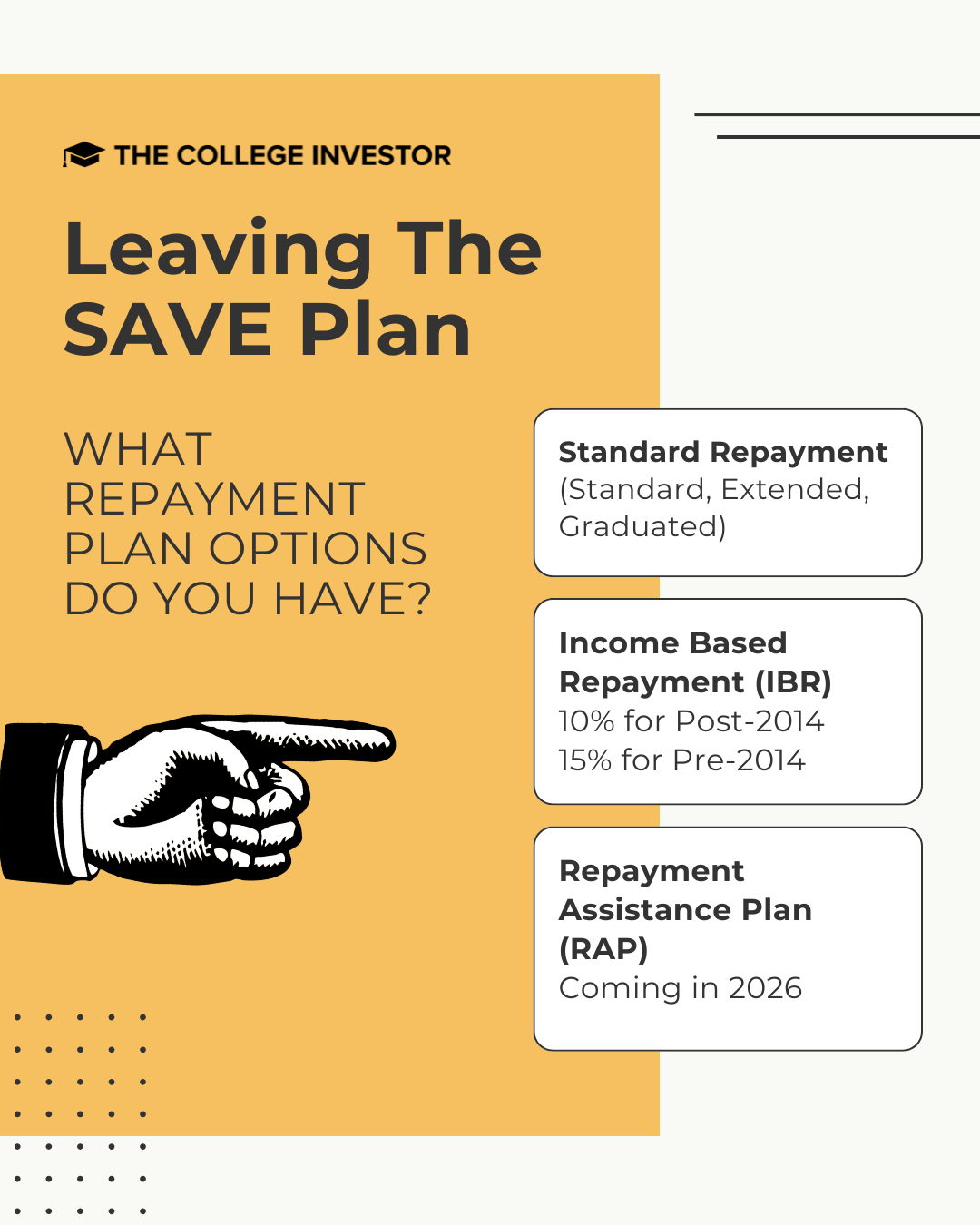 Leaving The SAVE Plan | Source: The College Investor