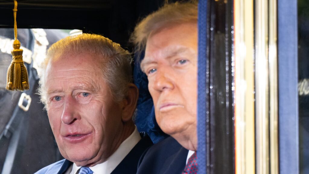 Trump's UK state visit in pictures