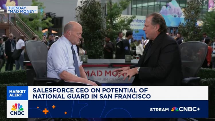 Salesforce CEO faces pushback over support for potential National Guard deployment in San Francisco