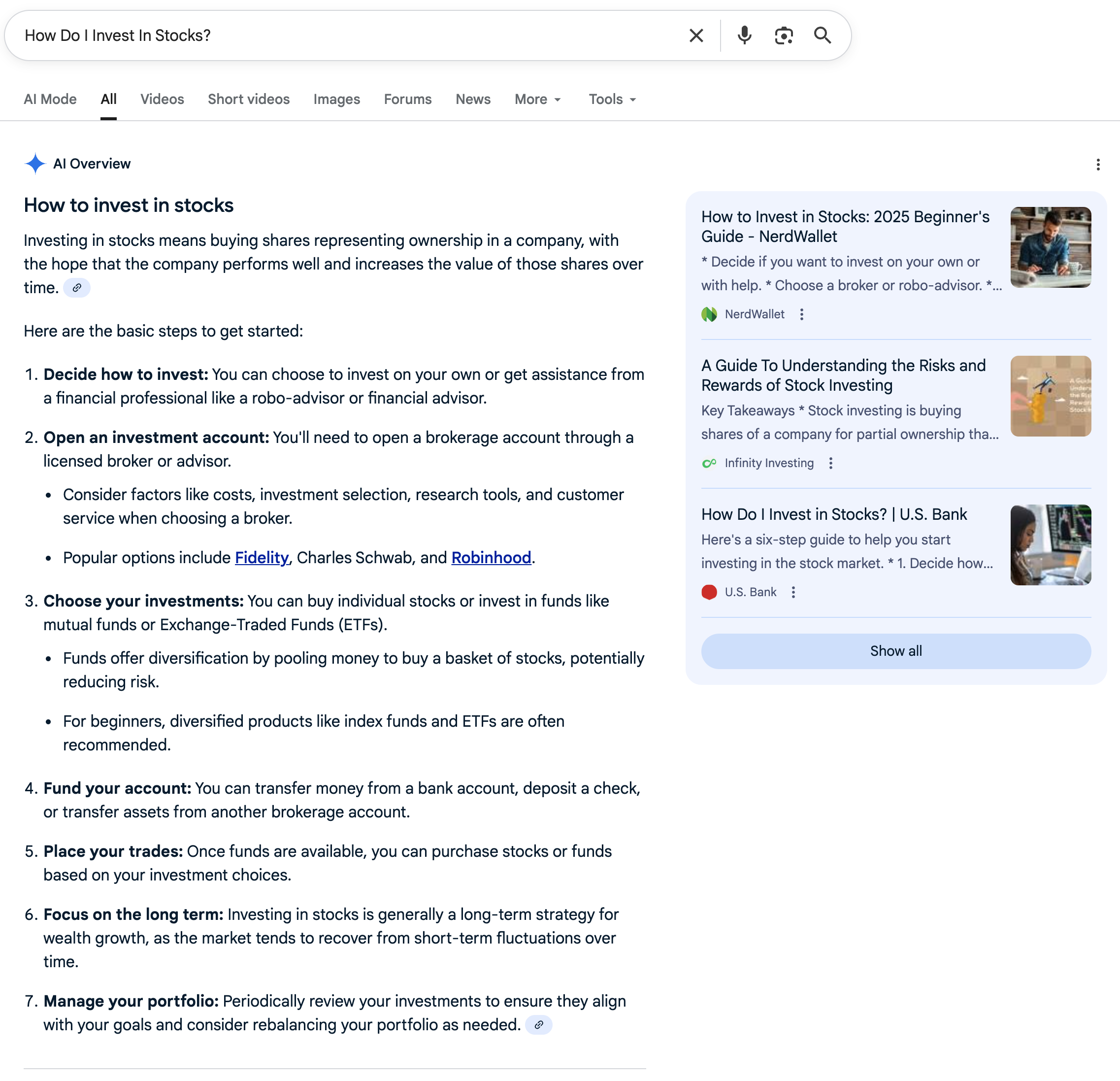 How Do I Invest In Stocks | Screenshot by The College Investor