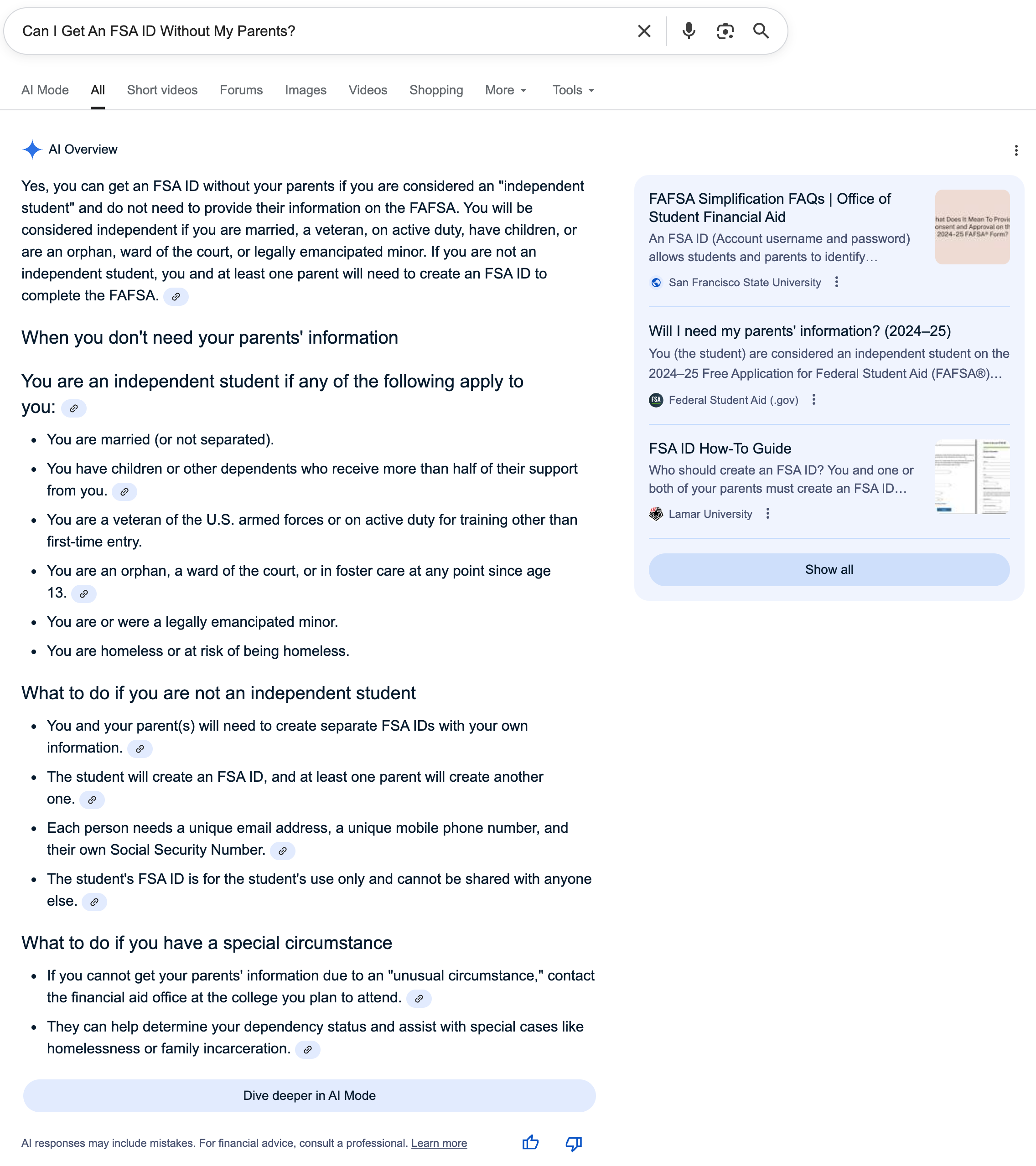 FSA ID | Screenshot by The College Investor