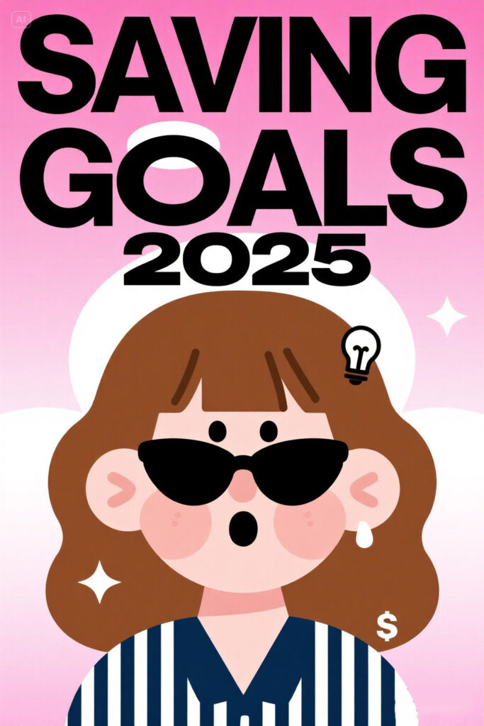 Saving Goals 2025 Graphic