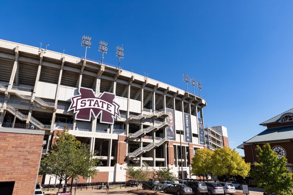 Davis Wade Stadium, home of the Mississippi State Bulldogs football team. &mdash; Photo by C5Media