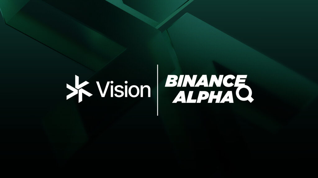 Vision Token (VSN) Lists on Binance Alpha, Expanding Access to Europe’s Emerging Web3 Infrastructure