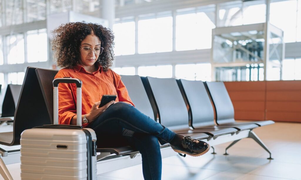 Person, Sitting, Electronics